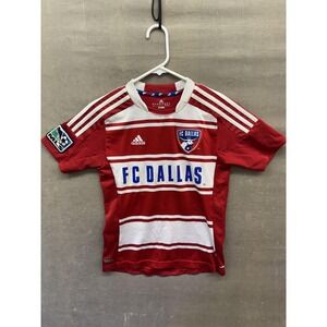 FC Dallas Jersey Shirt Youth Medium MLS Soccer Adidas ClimaCool 11 Youth